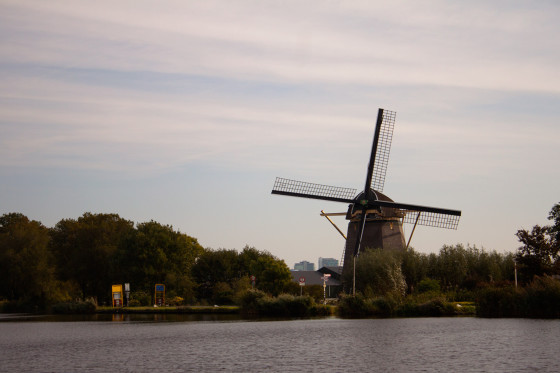 Windmill along the Amstel River