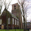 The church in the small village of Randorp, Netherlands