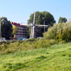 The wind mill 1200 Roe viewed from the Brettenpad near the Spieringhorn park