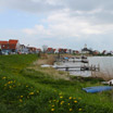 The route to Marken passes through the town of Durgerdam