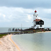 The picturesque lighthouse at the north eastern tip of Marken