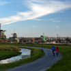 A quiet evening at the windmills of Zaanse Schans